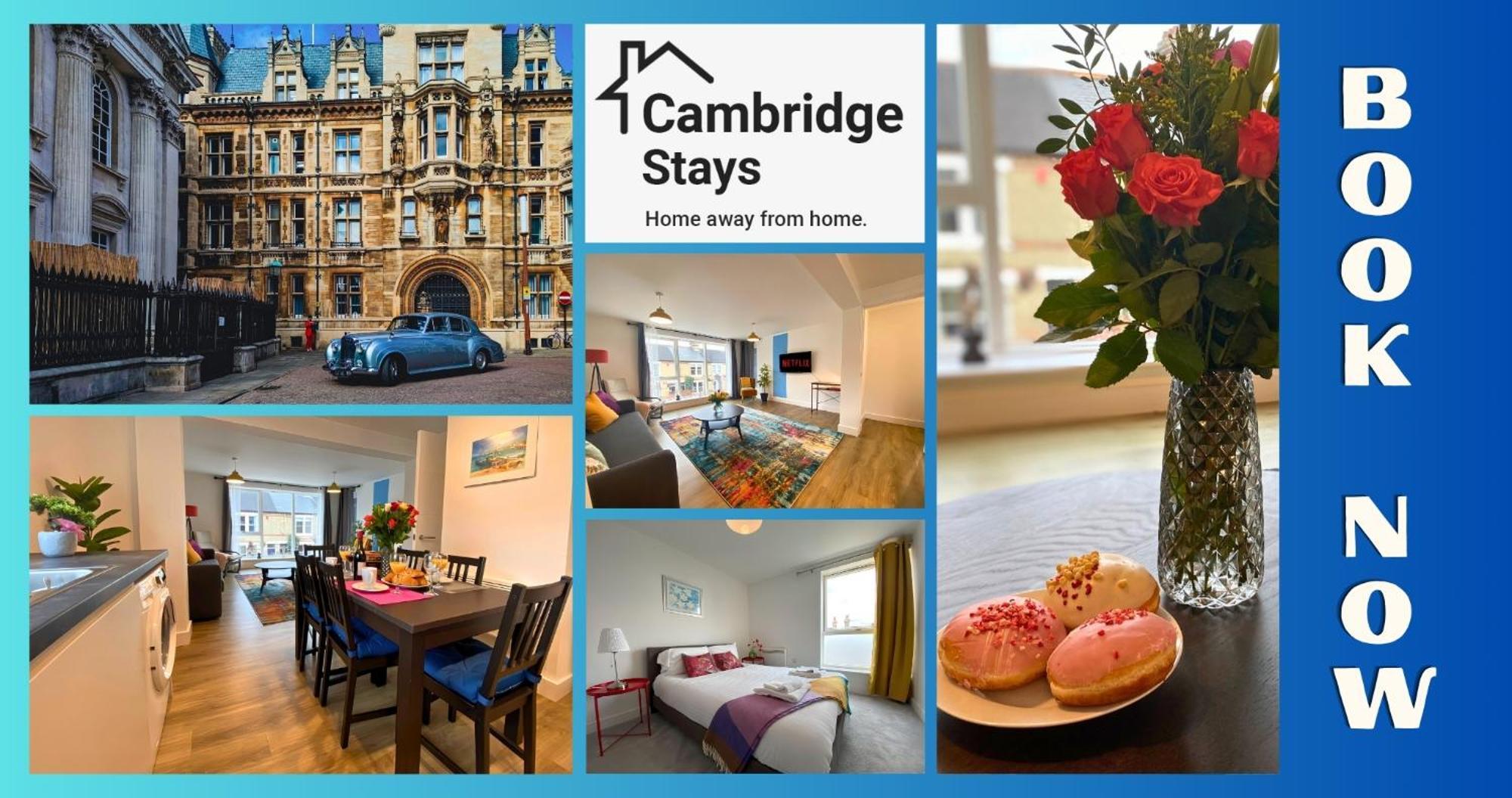 Cambridge Stays Riverside Apart Hotel With 2Br Flats At The City Centre-Parking-Balcony Luaran gambar